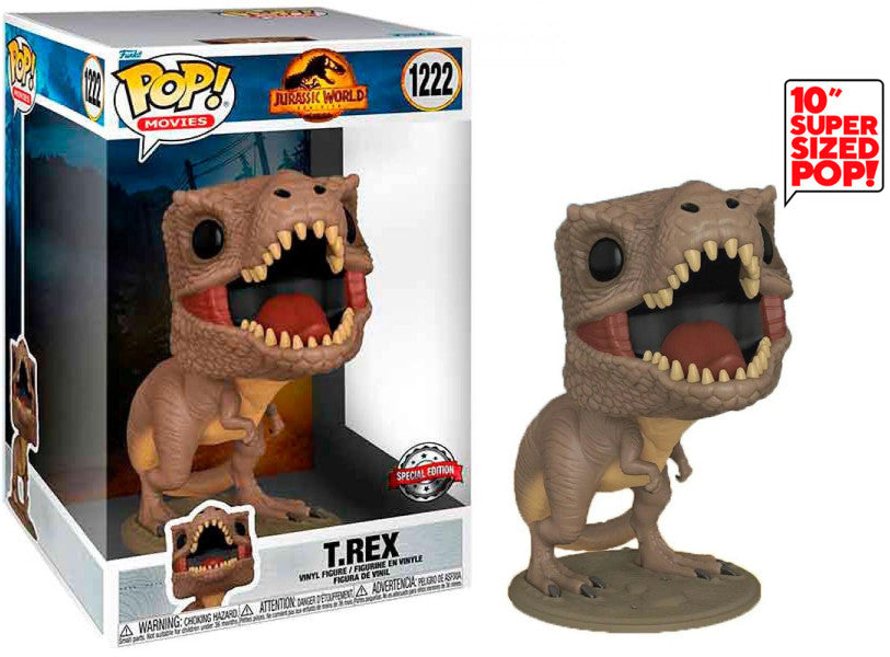 Funko Pop Jumbo Cine Jurassic Park Dominion T - Rex (1222) Exclusivo 62228 Funko Pop Jumbo Cine Jurassic Park Dominion T - Rex (1222) Exclusivo 62228